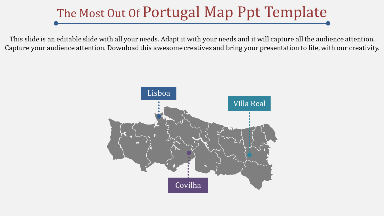 portugal map ppt template-The Most Out Of Portugal Map Ppt Template
